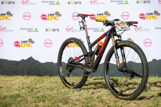 Gli pneumatici Pirelli sulle MTB Trek del team alla Cape Epic 2019