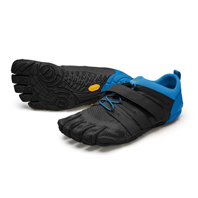 Le nuove Vibram V-Train 2.0 nella colorazione nero-blu