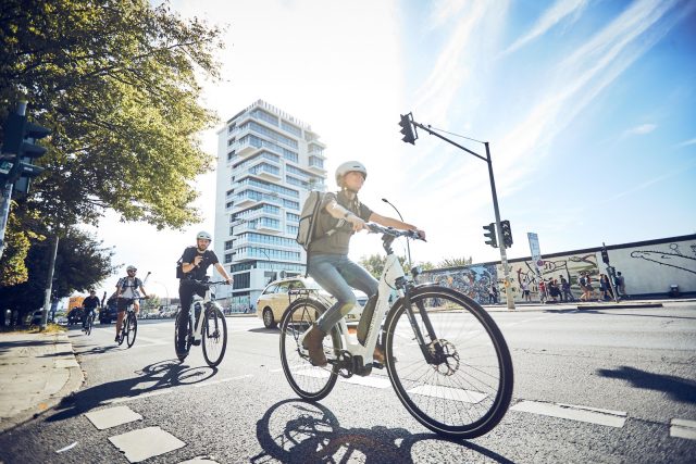 Shimano eBike - ciclisti in città