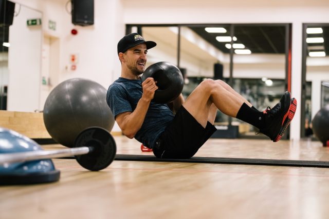 Nino Schurter - gym training