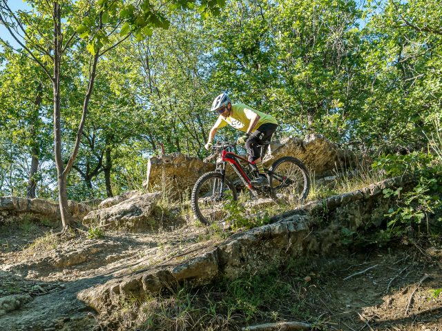 Brinke X5R+ Race test - discesa roccia