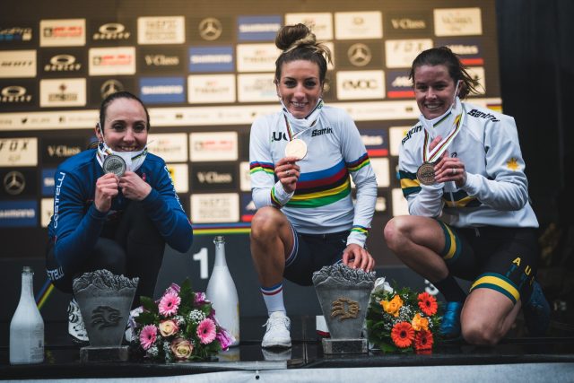Mondiali MTB 2020 XCO - podio Elite Women