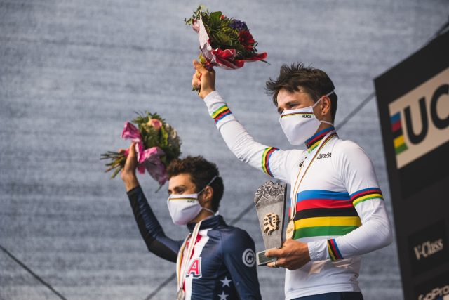 Mondiali MTB 2020 XCO - Pidcock podio