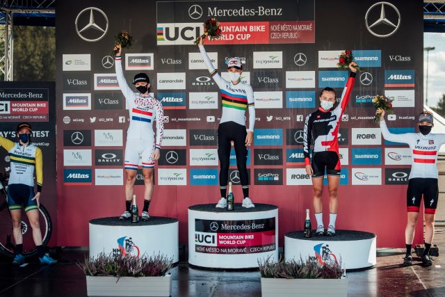 Nove Mesto 2020 XCO #2 - podio Elite Women