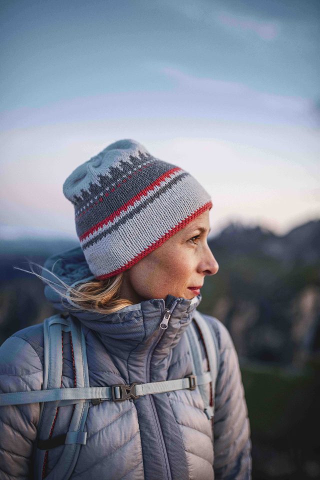 Ruth Oberrauch, fondatrice e anima creativa del brand, è riuscita a trasferire nel nuovo marchio del gruppo Oberalp tutto il proprio amore e la passione per ciò che la circonda.