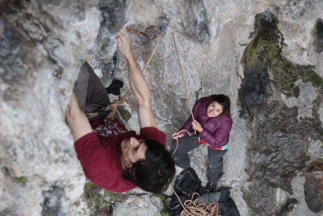 arrampicare inverno