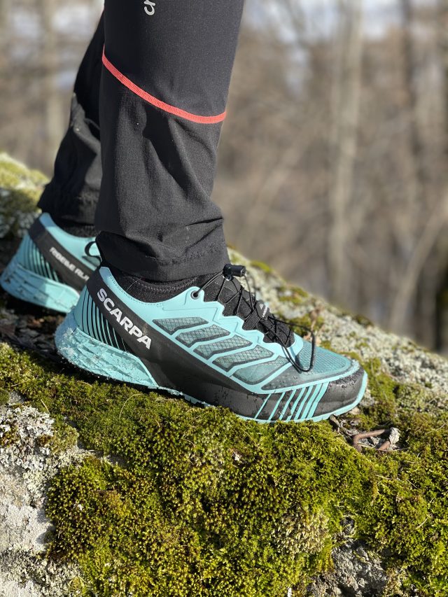 Scarpa Ribelle Run con la nuova suola PRESA è perfetta su ogni tipo di terreno