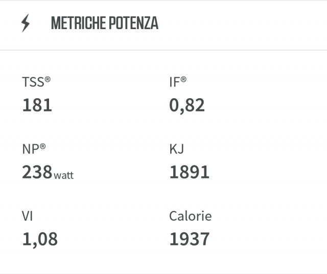 La potenza e le sue metriche, ecco alcune skills