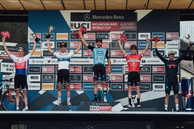 World Cup MTB Albstadt 2021 - podio Elite Men