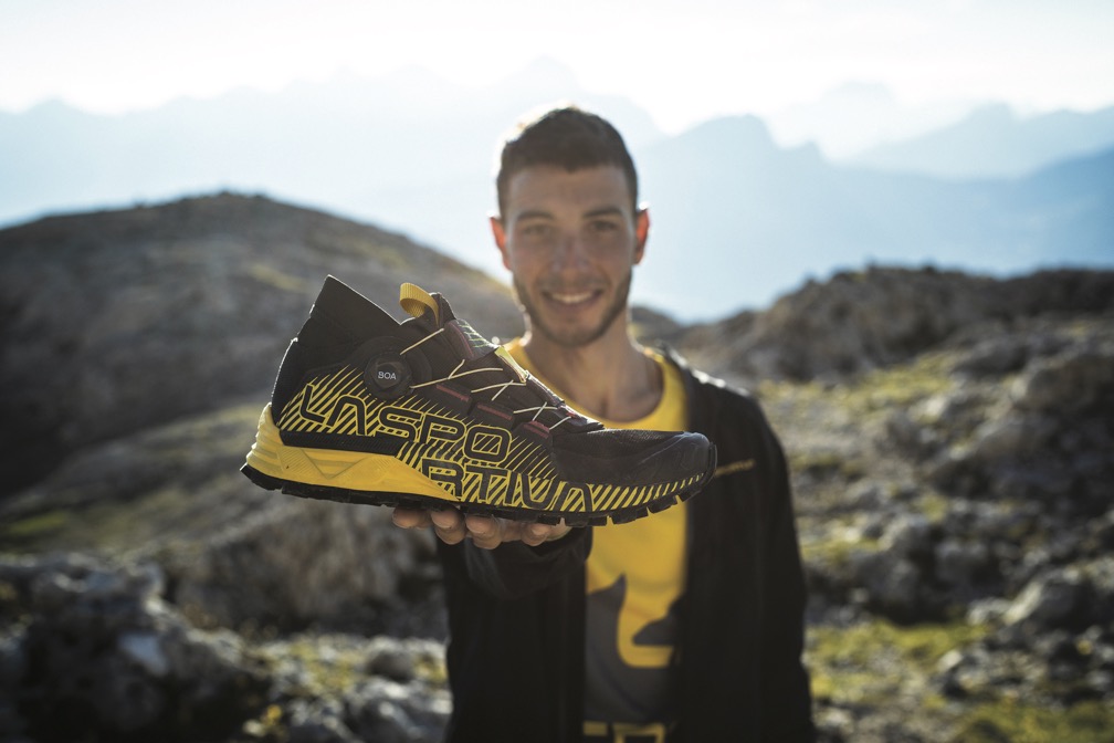 Nadir Maguet con La Sportiva Cyklon_ in Alta-Badia_boa fit system