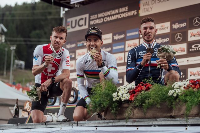 Val di Sole 2021 - podio XCO Elite Men