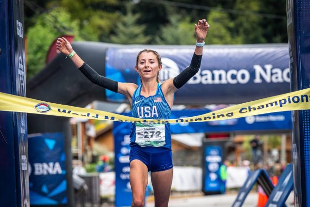 l’americana campionessa del mondo in carica Grayson Murphy