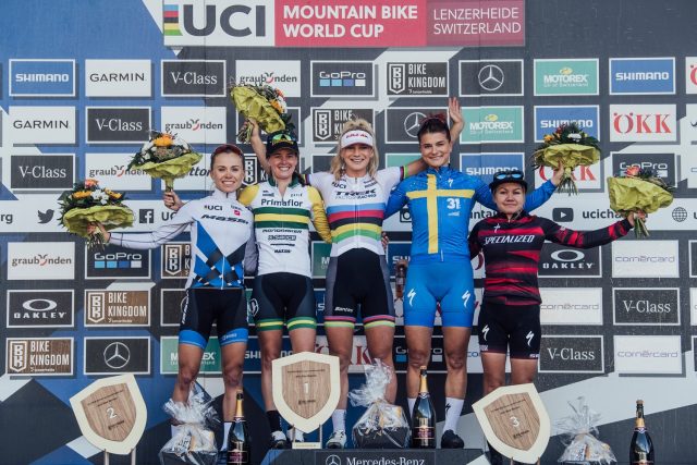 Lenzerheide - podio xco elite women