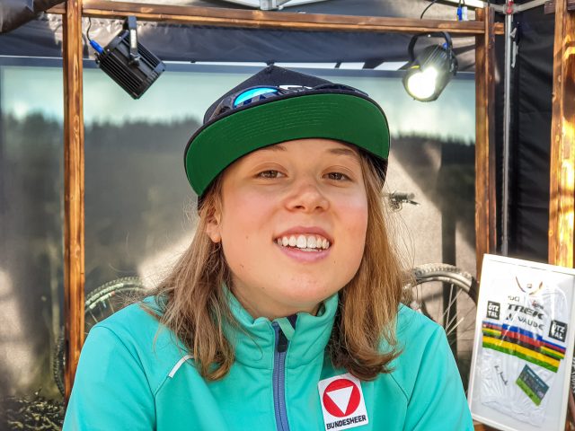 Mona Mitterwallner ITW - stand Riva del Garda