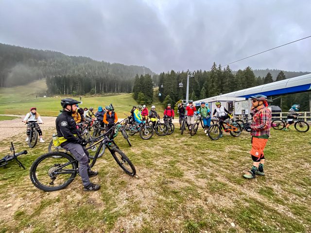 MTB Talks Dolomiti Paganella Bike - cabinovia Andalo intermedio