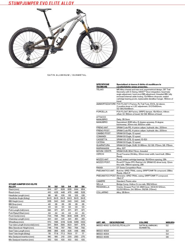 Stumpjumper Evo Elite Alloy
