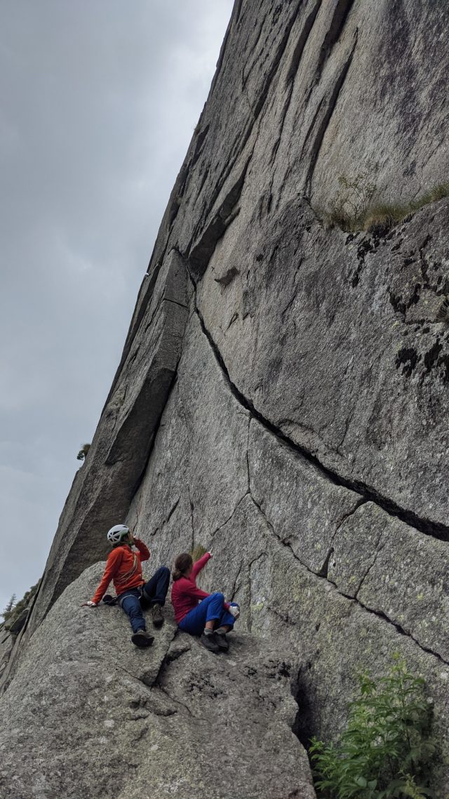 arrampicata in fessura