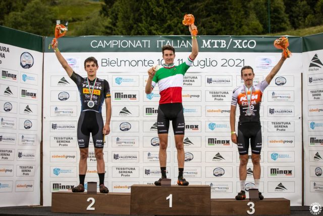 Podio Italiani XCO U23 2021