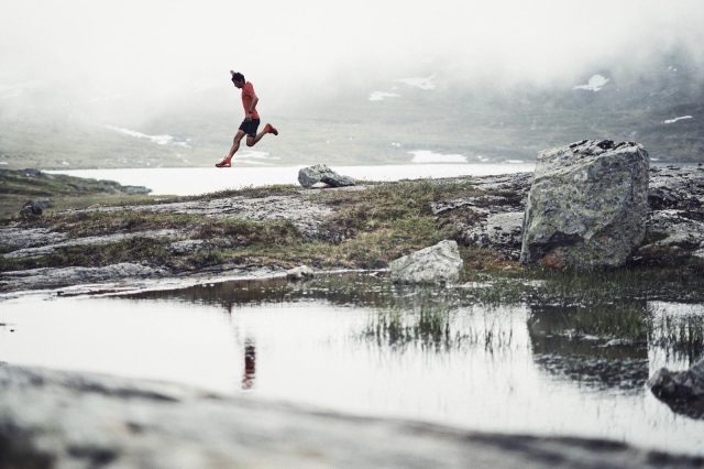 Kilian durante un recente shooting in Norvegia