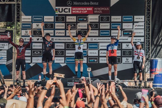 World Cup XC 2022 Petropolis - podio femminile