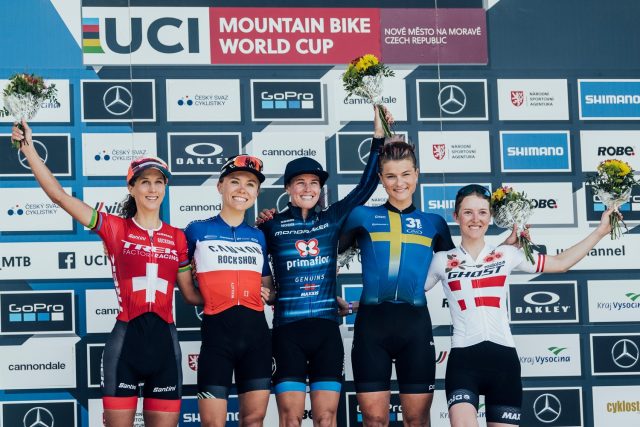 World Cup XC Nove Mesto 2022 - podio elite women