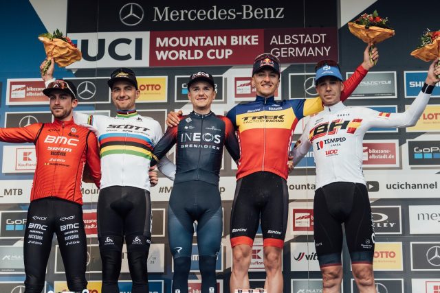 World Cup XC Albstadt 2022 - podio XCO Elite Men