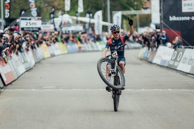 Tom Pidcock - World Cup XC Albstadt 2022 - arrivo