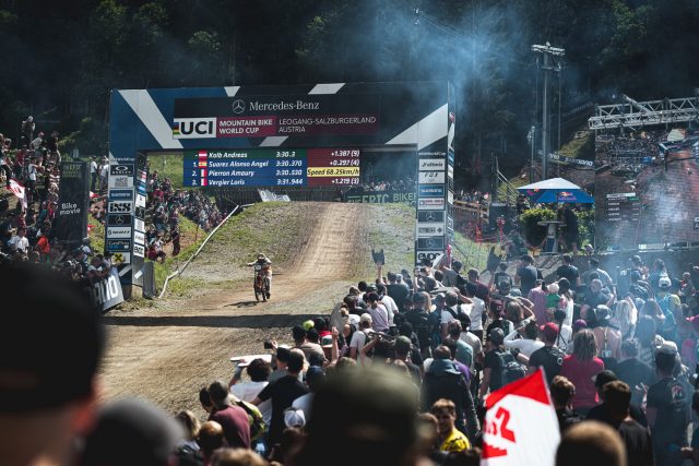 World Cup DH Leogang 2022 - traguardo