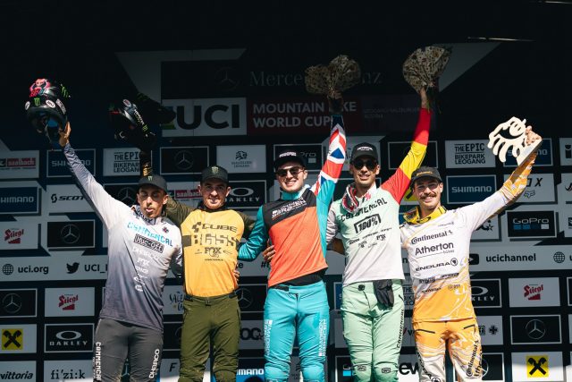 World Cup DH Leogang 2022 - podio maschile