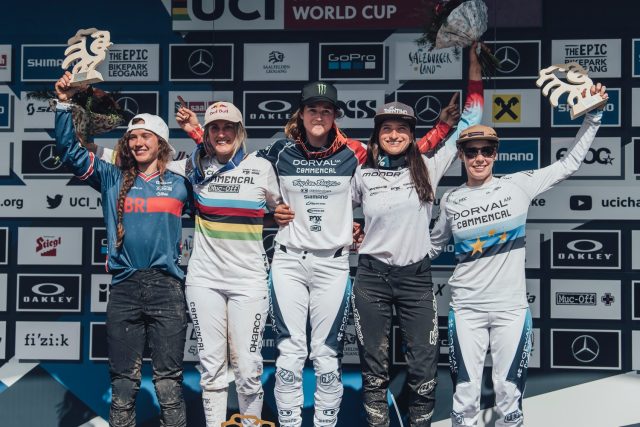 World Cup DH Leogang 2022 - podio femminile