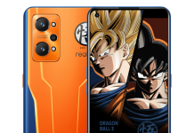 Nella foto di apertura il "micidiale" smartphone realme GT NEO 3T Dragon Ball Z Edition