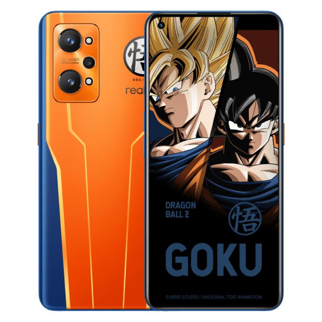 Nella foto di apertura il "micidiale" smartphone realme GT NEO 3T Dragon Ball Z Edition