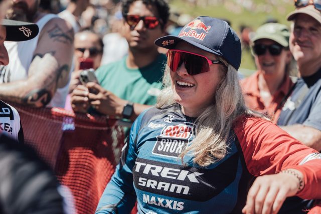 World Cup DH Mont-Sainte-Anne 2022 - Valentina Hoell arrivo