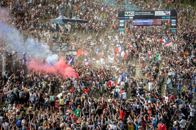 Mondiali MTB DH 2022 Les Gets - pubblico