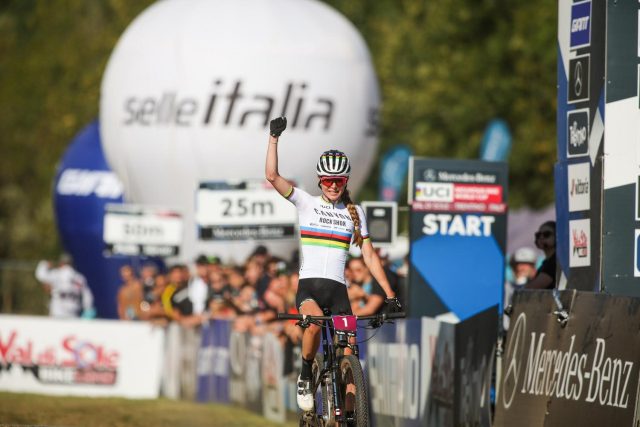 World Cup MTB XCO Val di Sole 2022 - Line Burquier