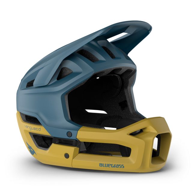 BLuegrass Vanguard casco integrale light per enduro - Blu Ocra