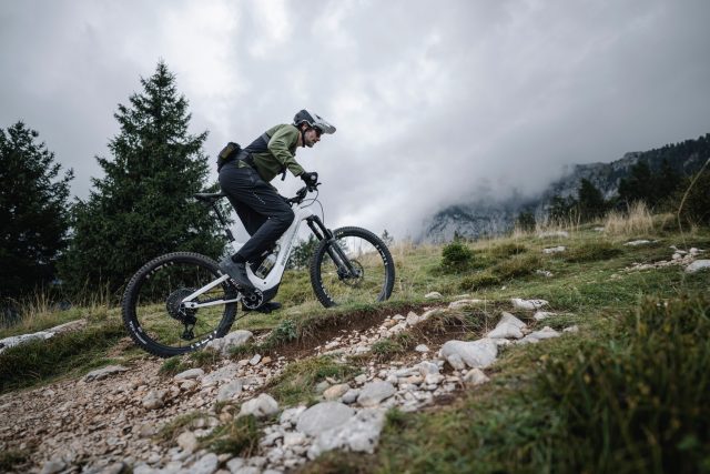 SRAM Eagle Powertrain e Nukeproof Megawatt Carbon short test - action 01